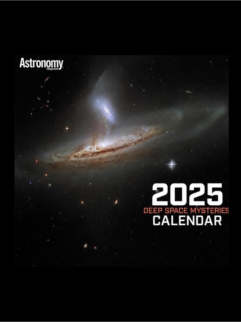 Collectible 2025 Deep Space Mysteries Calendar - Black